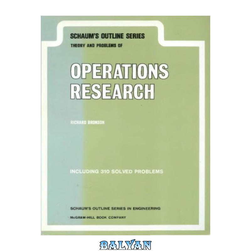 4a0c6e7b3afc30b7dca675889e9efd3e.jpg دانلود کتاب Operations Research - تصویر 1