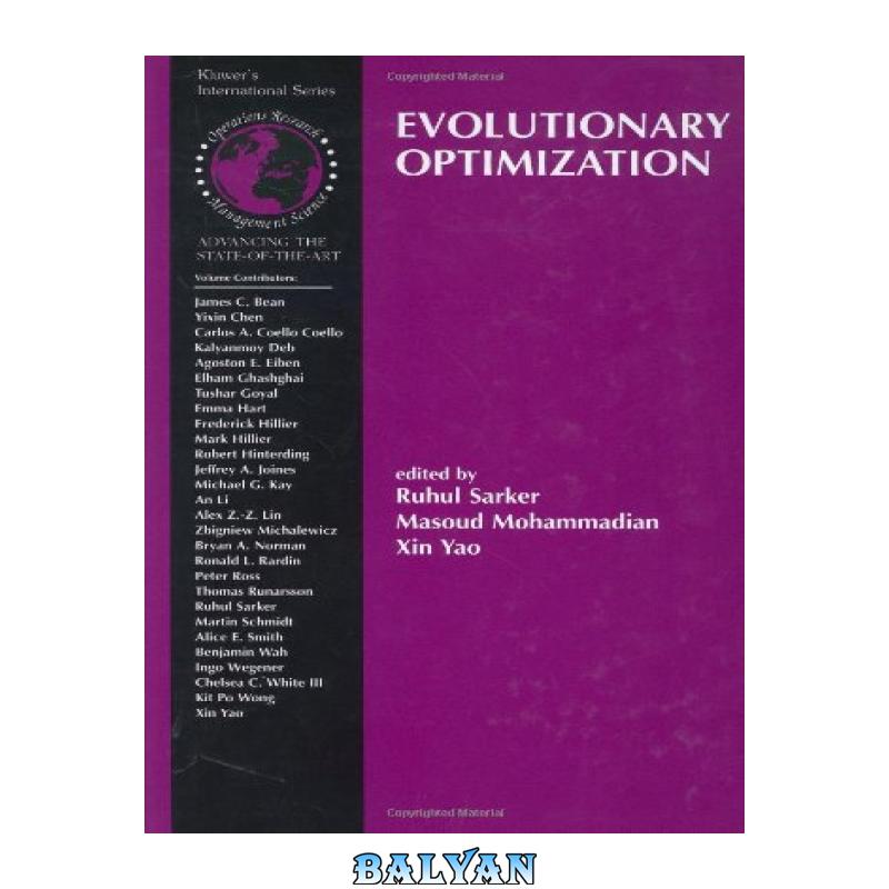 09d5090b75b3afc8b195583e212bf2f1.jpg دانلود کتاب Evolutionary Optimization - تصویر 1