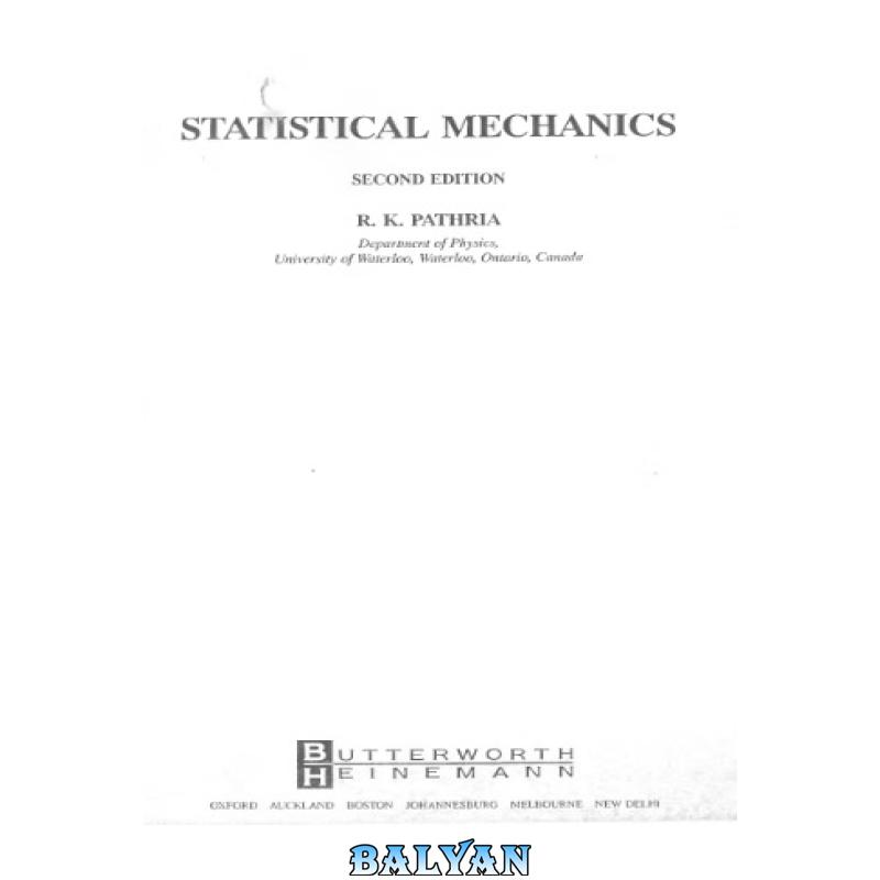 9919f30a029599049f261aa4454aa737.jpg دانلود کتاب Statistical Mechanics - تصویر 1