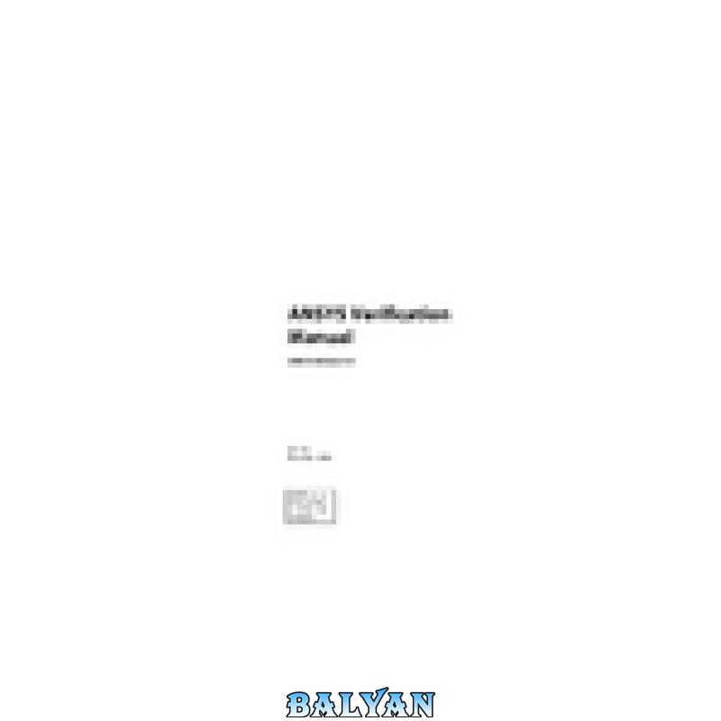 b6465bf78a7d466c1a57e79f7cede0ca.jpg دانلود کتاب ANSYS Verification Manual: ANSYS Release 9.0 - تصویر 1