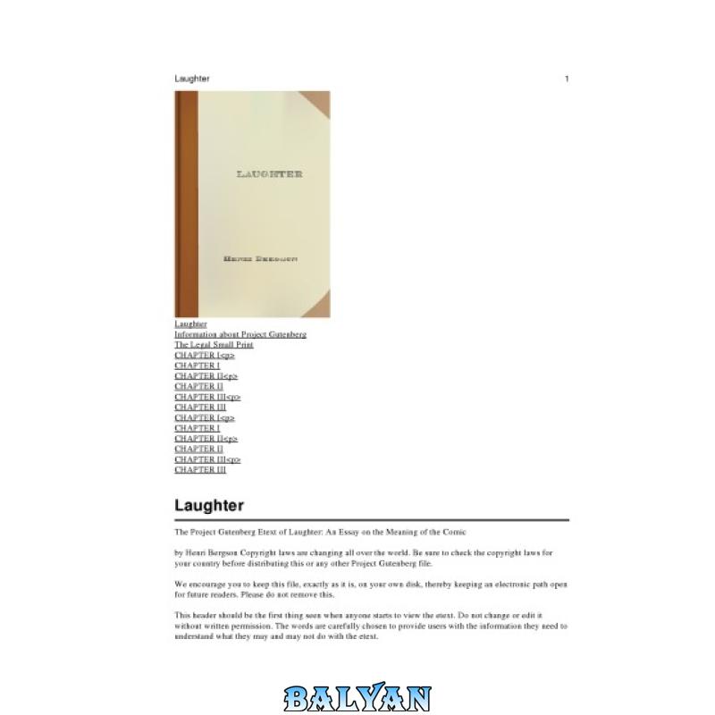 881f0aa7365fdd95002cb14680f06223.jpg دانلود کتاب Laughter - تصویر 1