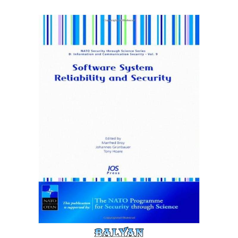 da99cf4558773243310b001ca209304e.jpg دانلود کتاب Software Systems Reliability and Security - تصویر 1